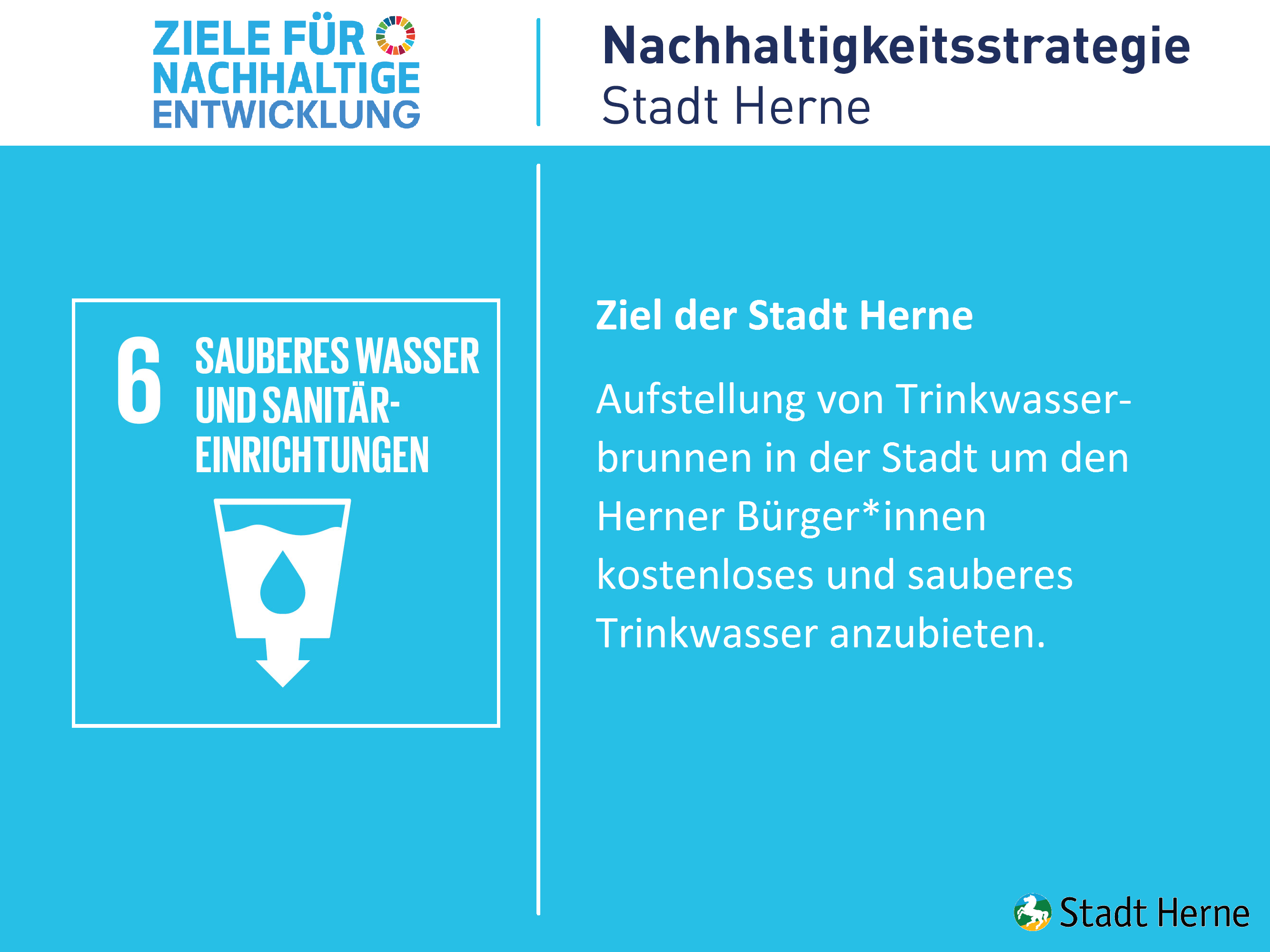 Sauberes Wasser und Sanitäreinrichtungen