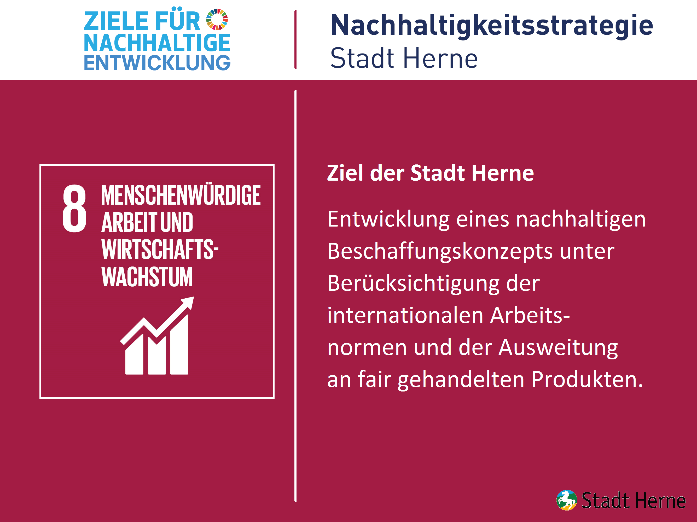 Menschenwürdige Arbeit und Wirtschaftswachstum