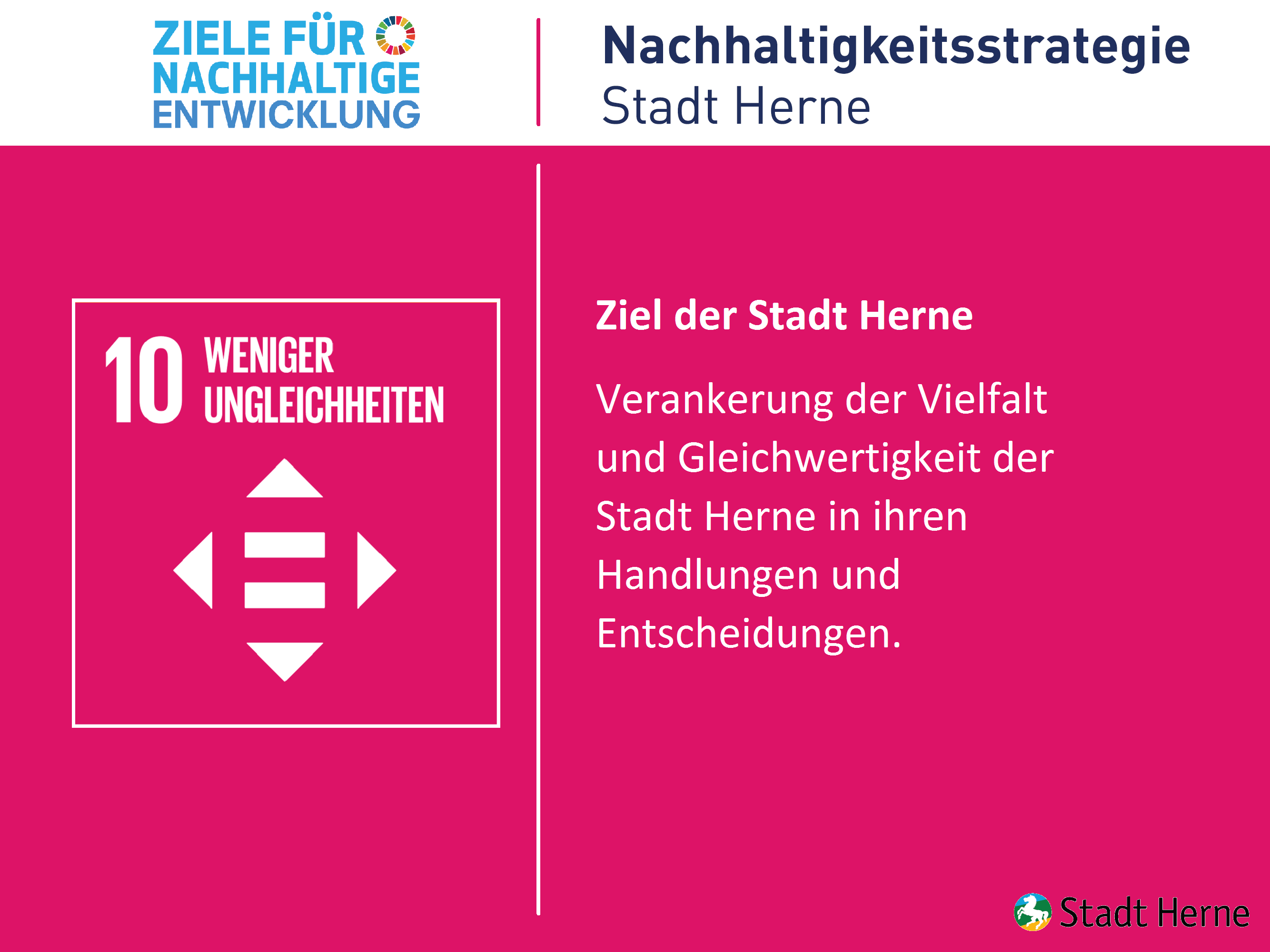 Weniger Ungleichheiten