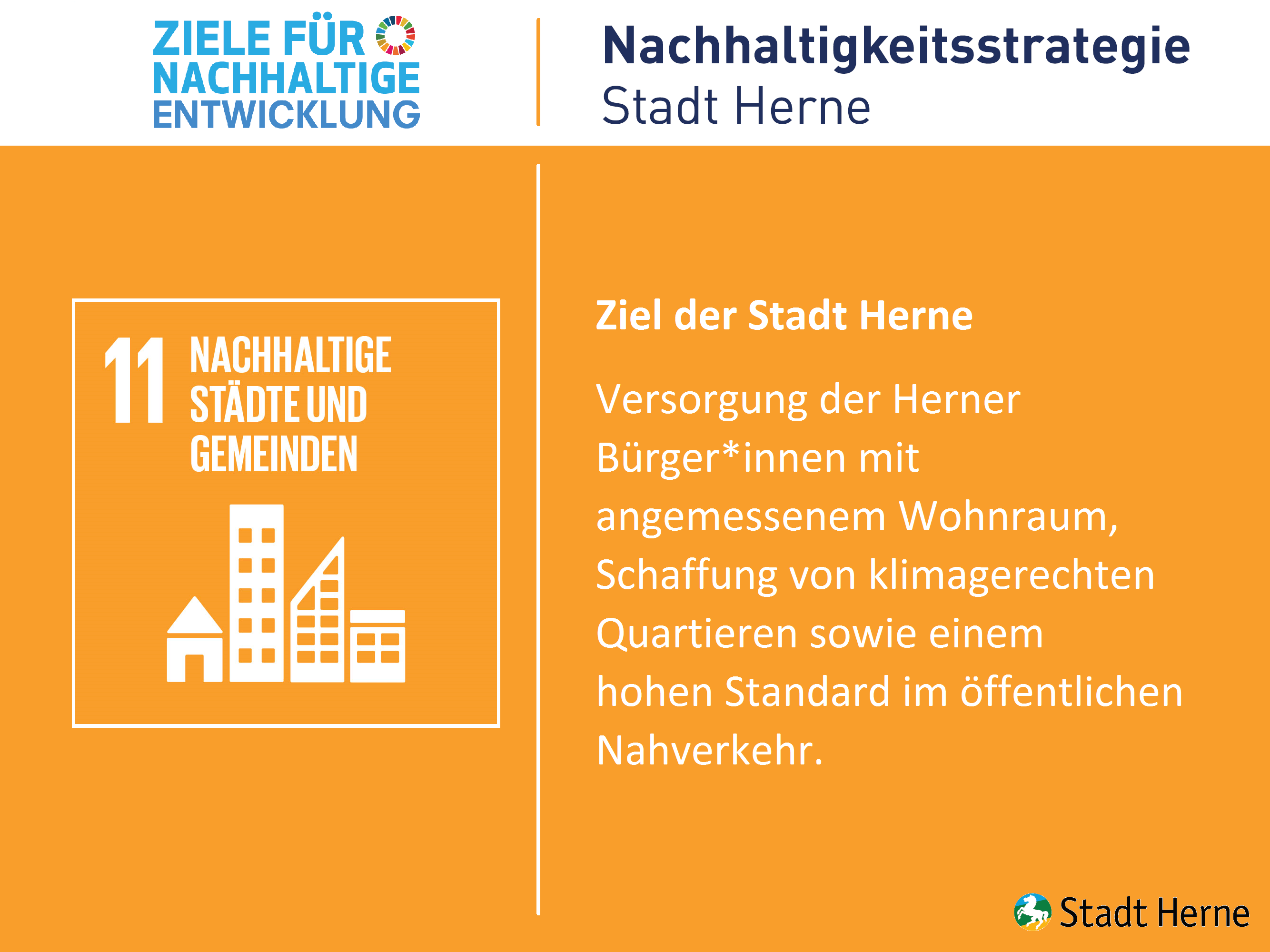 Nachhaltige Städte und Gemeinden